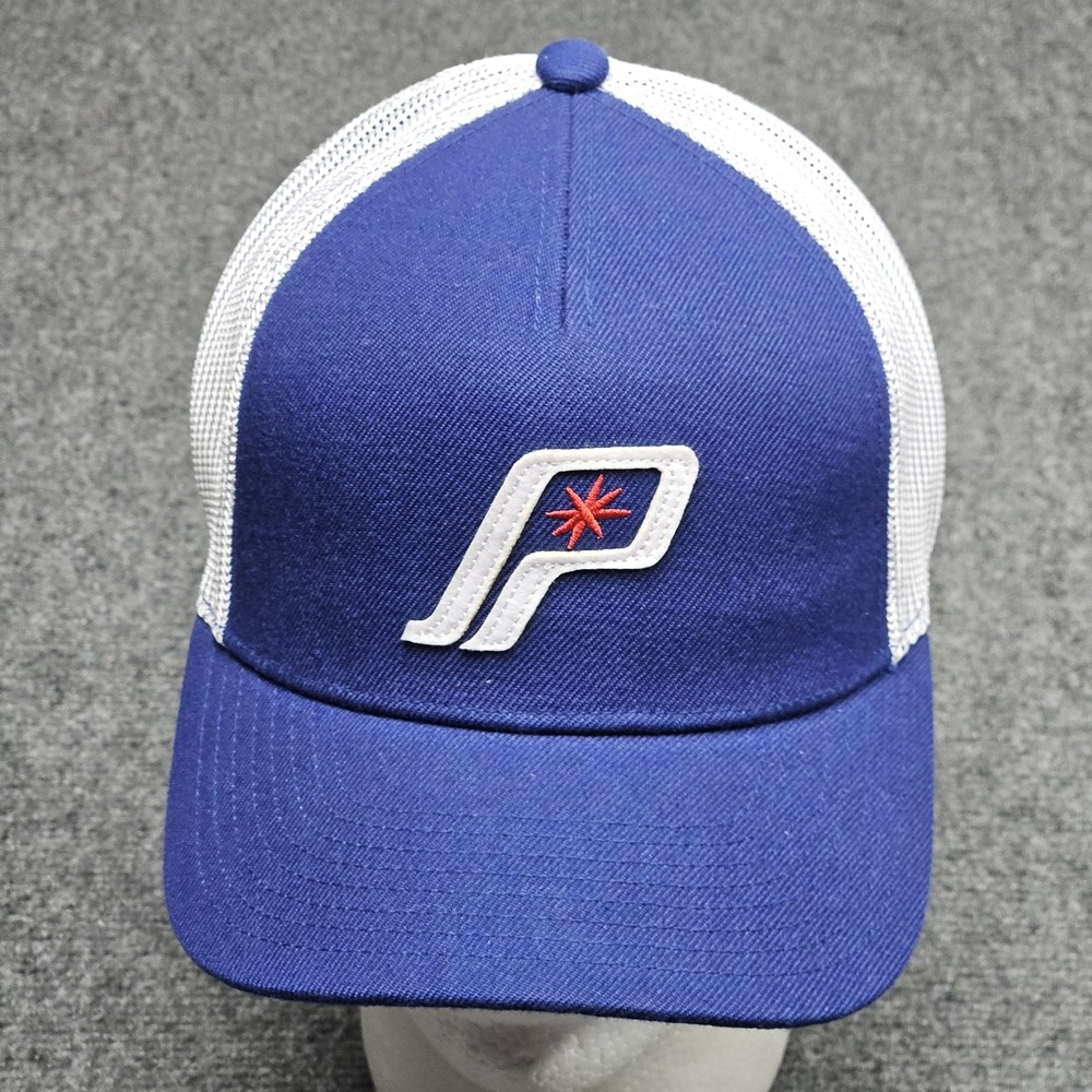Polaris‎ Trucker Hat Cap Blue White Logo Snowmobiles Motorsports ATVs Outdoor